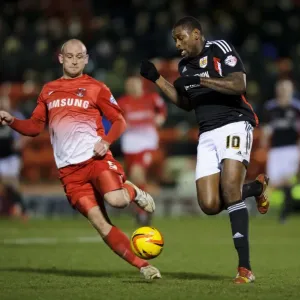 Jay Emmanuel-Thomas vs Scott Cuthbert: Intense Midfield Battle at Leyton Orient vs Bristol City, 2014 Jay Emmanuel-Thomas vs Scott Cuthbert: Intense Midfield Battle at Leyton Orient vs Bristol City, 2014