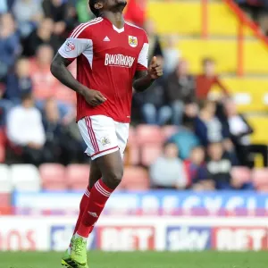 Jay Emmanuel-Thomas's Drifting Shot - Bristol City vs Colchester United, Sky Bet League One, 2013 Jay Emmanuel-Thomas's Drifting Shot - Bristol City vs Colchester United, Sky Bet League One, 2013