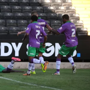 Jay Emmanuel-Thomas's Goal Celebration: Notts County vs. Bristol City, Sky Bet League One (August 2014) Jay Emmanuel-Thomas's Goal Celebration: Notts County vs. Bristol City, Sky Bet League One (August 2014)