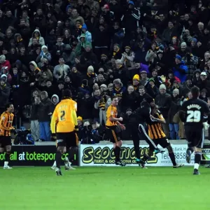 Jay Simpson Goal Celebration Print