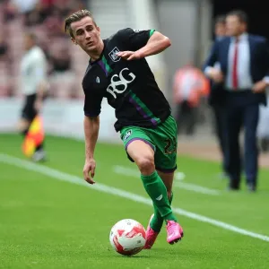 Joe Bryan of Bristol City in Action against Middlesbrough, Sky Bet Championship 2015