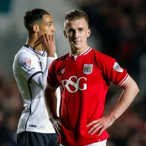 Joe Bryan's Disappointment: Bristol City vs. Derby County, 2016