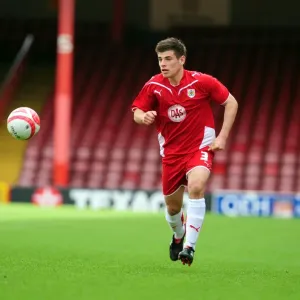 Joe Edwards in Action: Bristol City vs Bournemouth Reserves