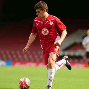 Joe Edwards in Action: Bristol City vs Bournemouth Reserves