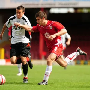 Joe Edwards in Action: Bristol City vs Bournemouth Reserves