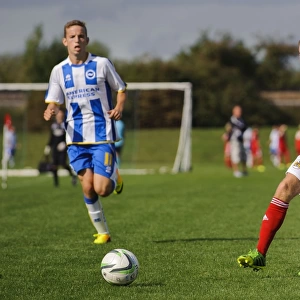 Joe Morrell in Action: Bristol City U18 vs Brighton & Hove Albion U18, October 5, 2013