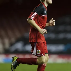 Joe Morrell Substitution: Bristol City U18s vs Ipswich Town U18 FA Youth Cup Match at Ashton Gate Stadium (December 2012)