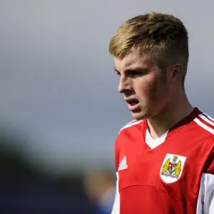 Joe Morrell's Intense Concentration: U18 Clash Between Bristol City and Brighton & Hove Albion at SGS Wise Campus (October 2013)