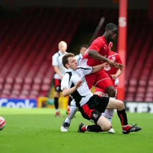 John Akinde in Action: Bristol City vs Bournemouth Reserves