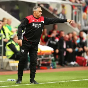 John Pemberton of Bristol City Points During Rotherham United vs. Bristol City Match, Sky Bet Championship (10/09/2016)