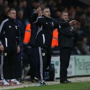 John Pemberton Leads Bristol City in Sky Bet League One Battle at Deepdale against Preston North End, November 2013 John Pemberton Leads Bristol City in Sky Bet League One Battle at Deepdale against Preston North End, November 2013