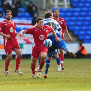 Johnson vs Howard: Intense Battle in the Championship Clash between Reading and Bristol City - 13/03/2010 Johnson vs Howard: Intense Battle in the Championship Clash between Reading and Bristol City - 13/03/2010