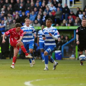 Johnson's Shot at Madejski Stadium: Bristol City vs. Reading, Championship 2010 Johnson's Shot at Madejski Stadium: Bristol City vs. Reading, Championship 2010