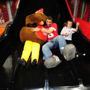 Jolly Jumping Fun: City Redz Christmas Party with Bristol City First Team (Season 09-10)