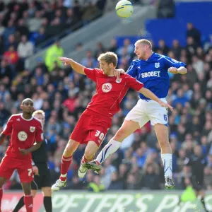 Jon Stead in Action: Cardiff City vs. Bristol City, Npower Championship, 16/10/2010