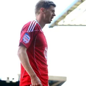 Jon Stead in Action Print - Championship Football Match
