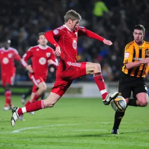 Jon Stead in Action Print - Hull City vs. Bristol City (18/12/2010)