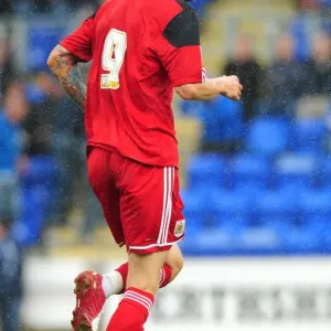 Jon Stead in Action Print - McDiarmid Park 2012