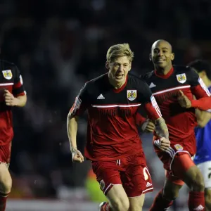 Jon Stead Scores the Championship-Winning Goal for Bristol City against Ipswich Town, January 2013