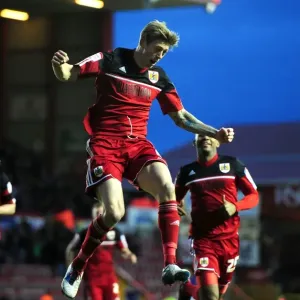 Jon Stead Scores the Dramatic Winning Goal for Bristol City Against Ipswich Town in Championship Match, January 2013