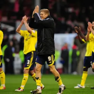 Jon Stead Thanks Fans: Nottingham Forest vs. Bristol City, 07-04-2012 Jon Stead Thanks Fans: Nottingham Forest vs. Bristol City, 07-04-2012