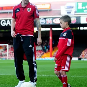 Jon Stead Training with Mascots Print