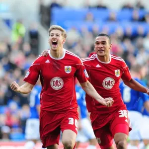 Jon Stead's Double: Bristol City Leads 2-0 Against Cardiff City, Npower Championship (16/10/2010)