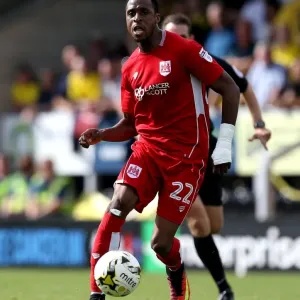 Jonathan Kodjia Charges Forward: Burton Albion vs. Bristol City, Sky Bet Championship Jonathan Kodjia Charges Forward: Burton Albion vs. Bristol City, Sky Bet Championship