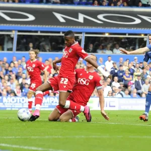 Jonathan Kodjia Scores the Game-Winning Goal for Bristol City against Birmingham City, September 12, 2015 Jonathan Kodjia Scores the Game-Winning Goal for Bristol City against Birmingham City, September 12, 2015