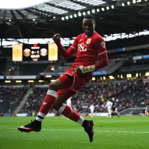 Jonathan Kodjia Scores Second Goal Print Jonathan Kodjia Scores Second Goal Print