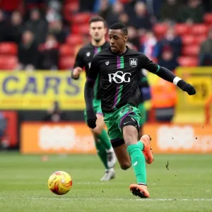 Jonathan Kodjia Scores for Bristol City Print