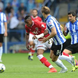 Jonathan Kodjia Strikes for Bristol City against Sheffield Wednesday, Sky Bet Championship 2015
