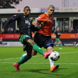 Jonathan Kodjia vs Steve McNulty: Battle for the Ball - Luton Town vs Bristol City, 2015 Jonathan Kodjia vs Steve McNulty: Battle for the Ball - Luton Town vs Bristol City, 2015