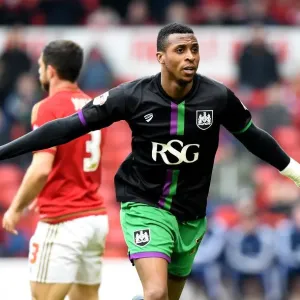 Jonathan Kodjia Goal Celebration Print