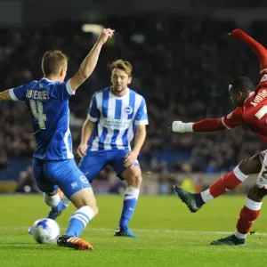 Jonathan Kodjia Print - Championship Showdown