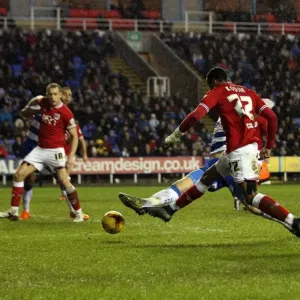 Jonathan Kodjia's Strike: Reading vs. Bristol City, Sky Bet Championship, 2016