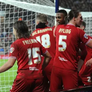 Print of Jonathan Kodjia's FA Cup Goal for Bristol City vs. West Brom