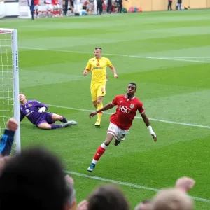 Jonathan Kodjia's Thrilling Goal: Bristol City vs. MK Dons at Ashton Gate Jonathan Kodjia's Thrilling Goal: Bristol City vs. MK Dons at Ashton Gate