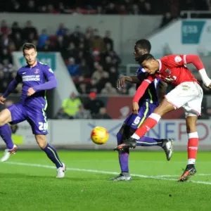 Jonathan Kodjia's Thundering Shot: Bristol City vs Charlton Athletic, 26/12/2015 Jonathan Kodjia's Thundering Shot: Bristol City vs Charlton Athletic, 26/12/2015