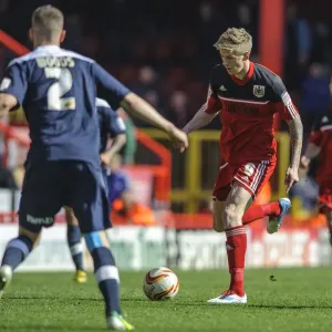 Jonathan Stead in Action: Bristol City vs Huddersfield Town, Npower Championship 2013
