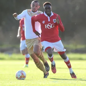 Jordan Wynter in Action Print, Bristol City U21 Training Session