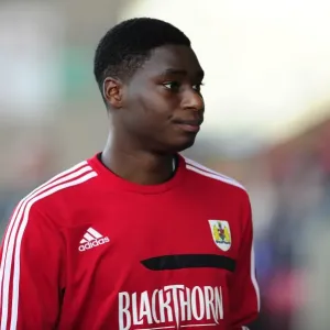 Jordan Wynter of Bristol City in Action Against Fulham at Alexandra Stadium, 2013