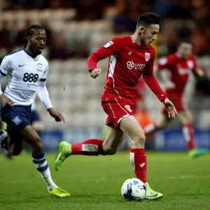 Josh Brownhill Charges Forward: Preston North End vs. Bristol City, Sky Bet Championship (April 4, 2017) Josh Brownhill Charges Forward: Preston North End vs. Bristol City, Sky Bet Championship (April 4, 2017)