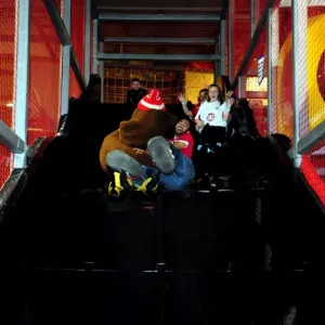 A Jumping Good Time with Bristol City First Team: City Redz Christmas Party 2009-10