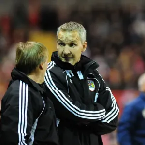 Print of Keith Millen at Ashton Gate