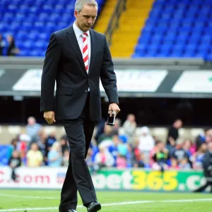 Keith Millen Leads Bristol City Print, August 2010 Championship Match