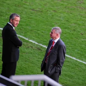 Keith Millen and Steve Lansdown Print - Bristol City Championship Win
