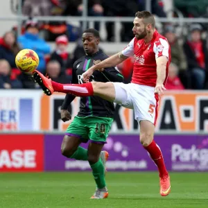 Kieran Agard vs Kirk Broadfoot Clash: Rotherham United vs Bristol City, Sky Bet Championship, 2015 Kieran Agard vs Kirk Broadfoot Clash: Rotherham United vs Bristol City, Sky Bet Championship, 2015