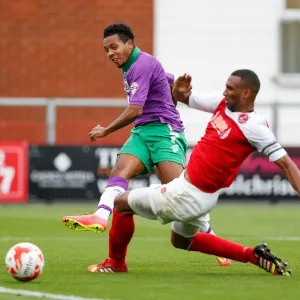 Korey Smith vs. Nathan Pond: Intense Moment in Fleetwood Town vs. Bristol City Football Match, 2014 Korey Smith vs. Nathan Pond: Intense Moment in Fleetwood Town vs. Bristol City Football Match, 2014