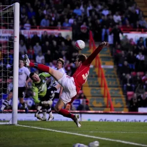Last-Minute Drama: Brett Pitman's Equalizer Saves the Day for Bristol City Against Preston North End, Championship Football, 2010 Last-Minute Drama: Brett Pitman's Equalizer Saves the Day for Bristol City Against Preston North End, Championship Football, 2010